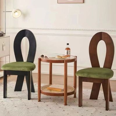 Postverpackung N Wohnzimmermöbel Modernes Design Weiches Sitz Holz Lammwolle Esszimmerstuhl für Hotel und Zuhause