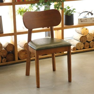 Hotelrestaurant Armlos Nordic Holz Esszimmerstuhl mit Gummiholzrahmen