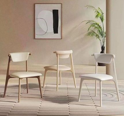 Lieferung Moderne Holzstühle Andere Design W50*D56*H80CM Perfekt für Hausmöbel Café Küche Restaurant und Esszimmer