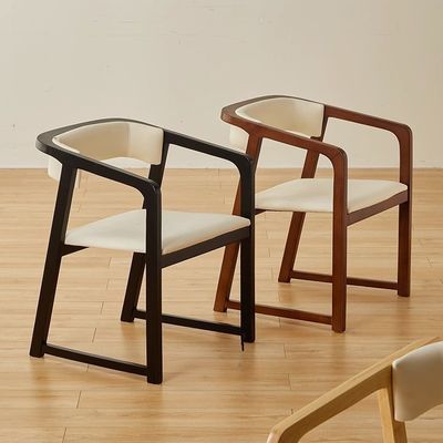 Anpassbarer Speisesessel aus Holz aus Gummi für Restaurants