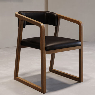 Anpassbarer Speisesessel aus Holz aus Gummi für Restaurants