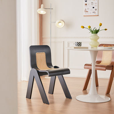 Hotelrestaurant Nordic Holz Esszessel mit Nitrolacquer-Finixierung und Gummiholzrahmen