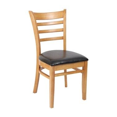 Postverpackung N Holzrestaurantleiter Rückenstuhl zum Essen Massivholzstuhl individuell