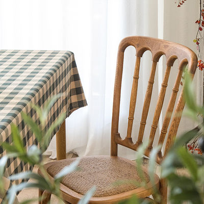 OEM-Service akzeptiert Moderne Massivholz Rattan Stuhl für Restaurant im nordischen Stil