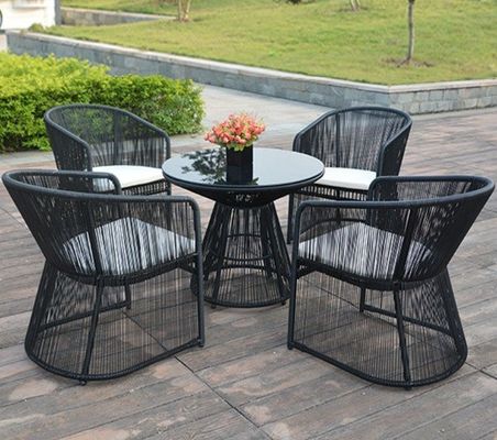 Metall Speisestuhl italienischer Stil Holz Kaffeestuhl für moderne Luxus Sitzgelegenheiten im Freien
