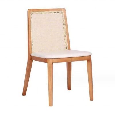 NC/PU Farbveredelung Holzpolsterer Esszessel für modernes nordisches Design und Massivholzstil