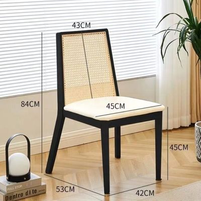 NC/PU Farbveredelung Holzpolsterer Esszessel für modernes nordisches Design und Massivholzstil