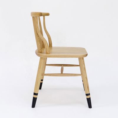 Moderner Design Stil Nordic Exquisite Handwerk Windsor Massivholz Esszessel für Restaurant Sitzmöbel