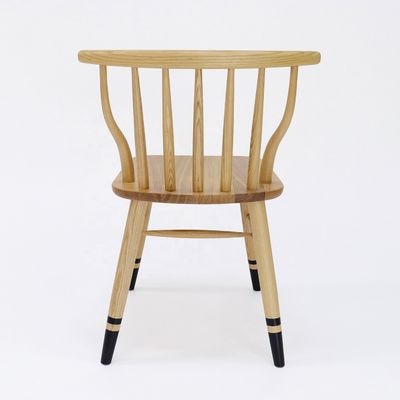 Moderner Design Stil Nordic Exquisite Handwerk Windsor Massivholz Esszessel für Restaurant Sitzmöbel