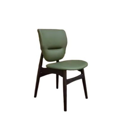 Moderne Esszimmermöbel Polsterlederholz Stuhl in traditionellem Design und individueller Farbe