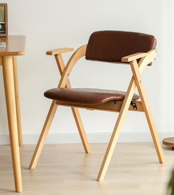 Natürliche Massivholzstühle für das moderne Esszimmer mit Gummiholz-/Eisenholzrahmen