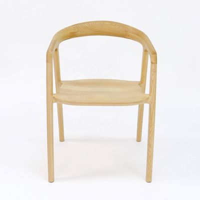 Moderne nordische Restaurantstil Holzlehnstuhl Design Massivasche Holz Esszessel mit Möbeln und Postverpackung