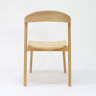 Verbessern Sie Ihr Restaurant oder Hotel mit Massivholz-Esstuhl aus Asche/Gummiholzrahmenmaterial