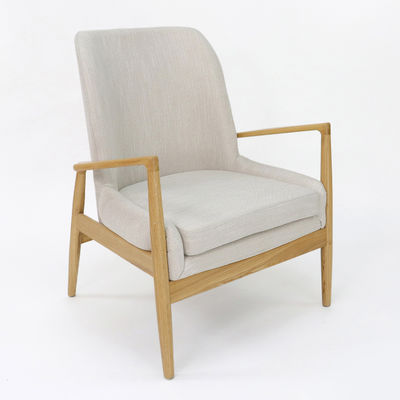 Modernes Design Massivholzrahmen Freizeitsofa Stuhl für das Wohnzimmer Nordic Luxus-Lounge-Stuhl