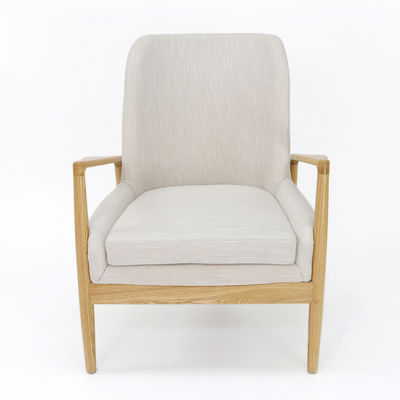 Modernes Design Massivholzrahmen Freizeitsofa Stuhl für das Wohnzimmer Nordic Luxus-Lounge-Stuhl