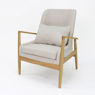 Modernes Design Massivholzrahmen Freizeitsofa Stuhl für das Wohnzimmer Nordic Luxus-Lounge-Stuhl