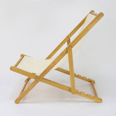 Einstellbare Höhe Design Nordische Luxus Lounge Stoff Strand Massivholz Freizeitsofa Stuhl Für Wohnzimmer und Außenbereich