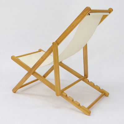 Einstellbare Höhe Design Nordische Luxus Lounge Stoff Strand Massivholz Freizeitsofa Stuhl Für Wohnzimmer und Außenbereich