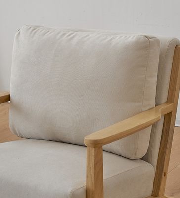 Modernes Design Nordic Luxury Lounge Chair Solidwood Freizeitsofa Stuhl für Wohnzimmer Möbel Postverpackung Y