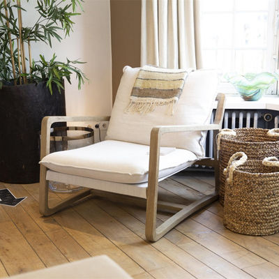 Solidwood Nordic Lounge Freizeit KD Demontage Sofa Stuhl Für Wohnzimmer mit Naturholzrahmen Design Modell