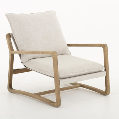 Solidwood Nordic Lounge Freizeit KD Demontage Sofa Stuhl Für Wohnzimmer mit Naturholzrahmen Design Modell