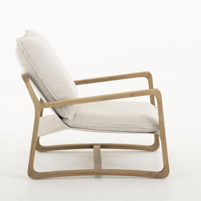 Solidwood Nordic Lounge Freizeit KD Demontage Sofa Stuhl Für Wohnzimmer mit Naturholzrahmen Design Modell