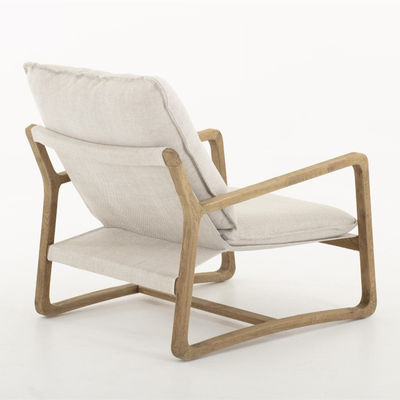 Solidwood Nordic Lounge Freizeit KD Demontage Sofa Stuhl Für Wohnzimmer mit Naturholzrahmen Design Modell