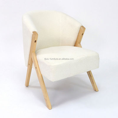 Natürliche Holzsofa Stuhl Nordic Design für Wohnzimmer Möbel Natürliche Farbe Freizeit Stil