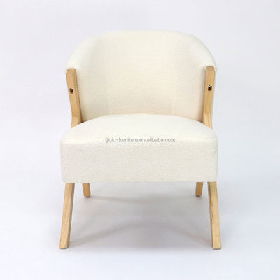 Natürliche Holzsofa Stuhl Nordic Design für Wohnzimmer Möbel Natürliche Farbe Freizeit Stil
