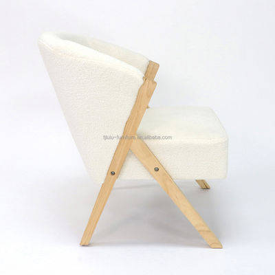 Natürliche Holzsofa Stuhl Nordic Design für Wohnzimmer Möbel Natürliche Farbe Freizeit Stil