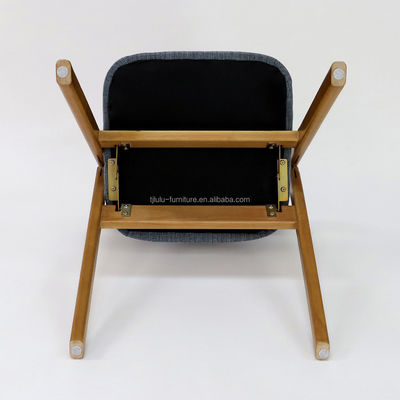 Vintage Holzmöbel aus klassischem Holz klappbares Massivholz Esszessel für das Esszimmer in Walnuss/Natur/Schwarz