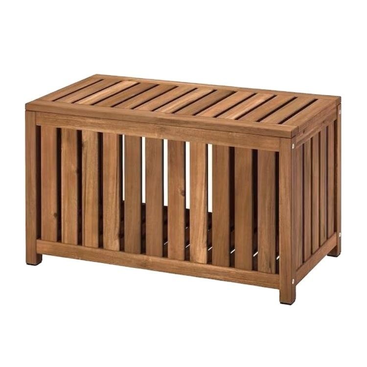 Anpassung Holz Außen-/Innenlagerbank Großes Lagerdeck Box Gartenschuppen