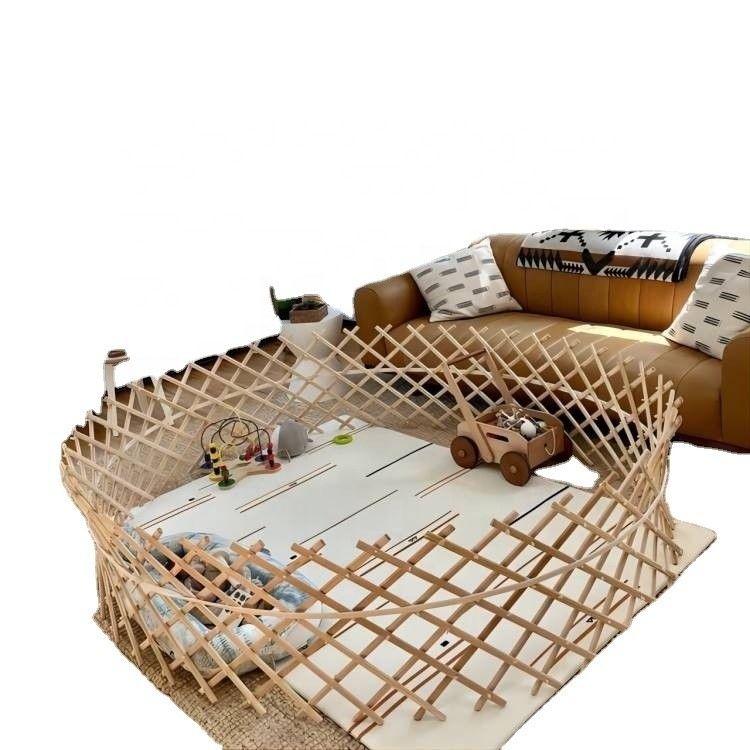Ökofreundliche große Kinderspielhalle aus Holz für Montessori-Lernen