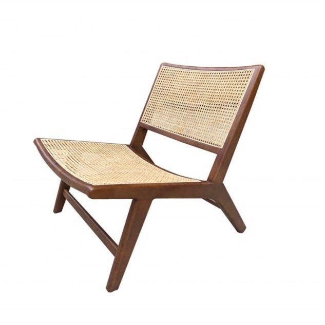 Allgemeiner Rattan Freizeit-Lounge-Sessel Braune Farbe Rattan Schlafzimmermöbel Lounge Modernes Design für die Erholung im Freien