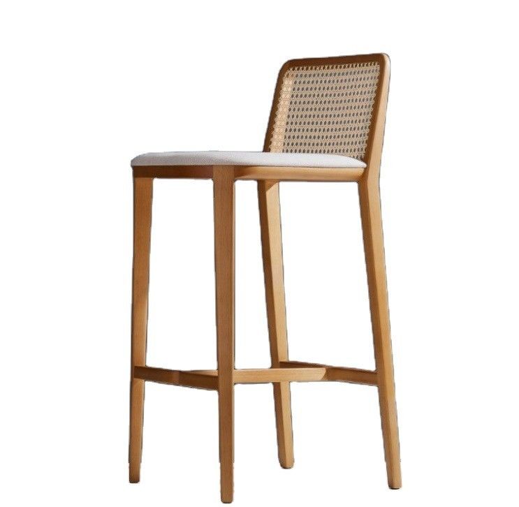Handelsmöbel Holz Barstuhl Rattan Stühle Hocker im modernen Stil und zum Verkauf