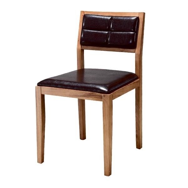 Verstellbarer, langlebiger und trendy Griffstuhl Naturholz Kaffeestuhl mit Kissen Esszimmerstuhlrahmen