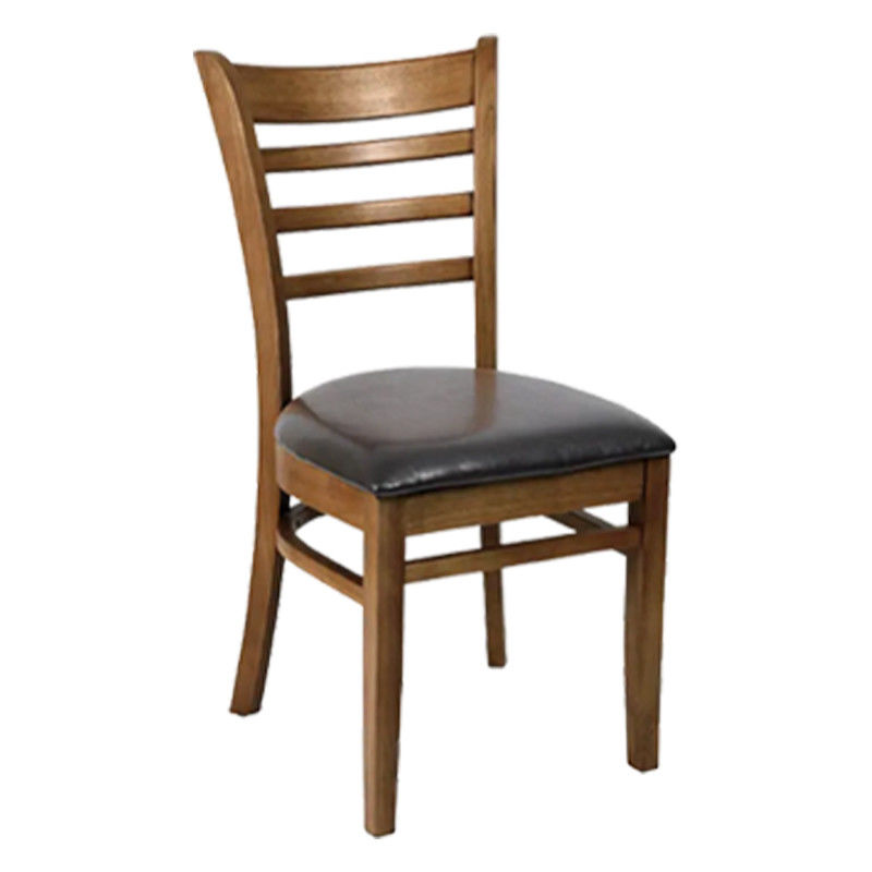 Moderner Stil Stoff Schaumsponge Cover Holz Stuhl für Holz Hotel Esszimmer