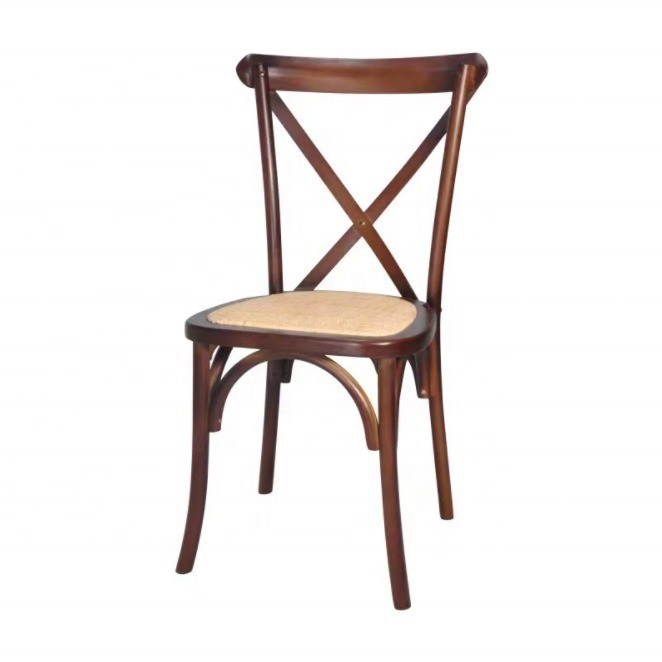 Nicht zusammengefaltet, maßgeschneiderter amerikanischer moderner Design, Massivholzkreuz, Backstackable Event Dinging Chair