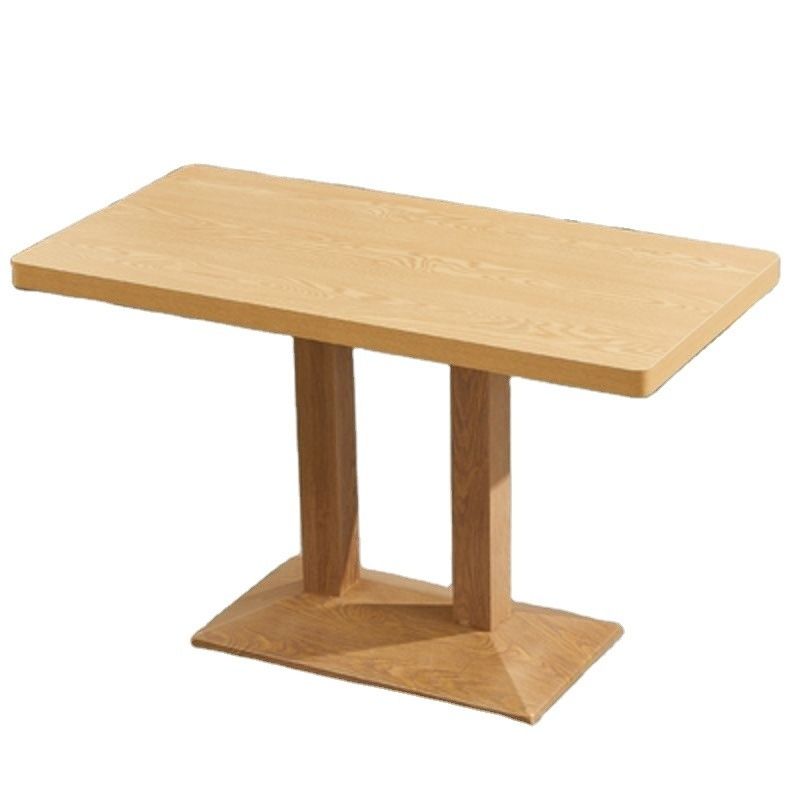 Holztisch im modernen Design für kundenspezifische Farbrestaurantsmobel
