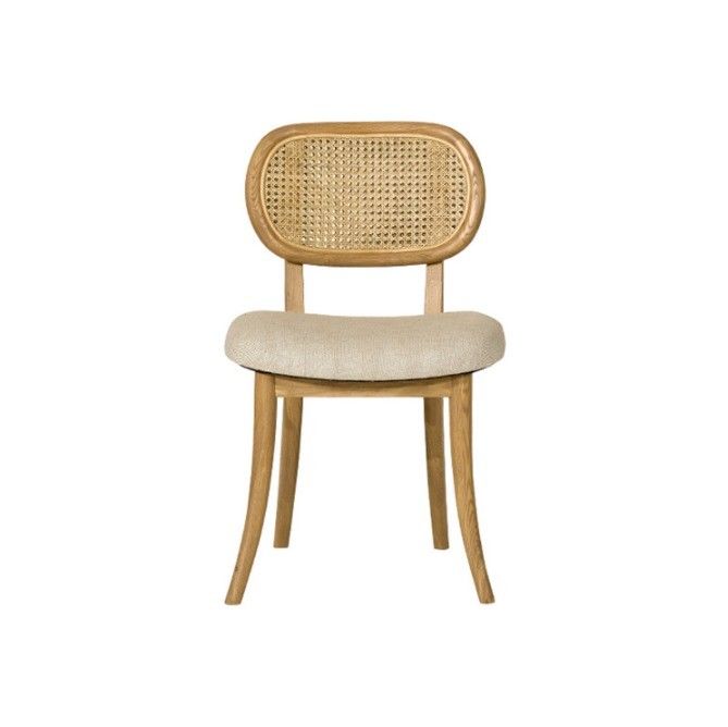 Vintage Rattan/Wicker Chair Massivholz Esszessel Armloser Rattan-Sessel für Kundenbedürfnisse