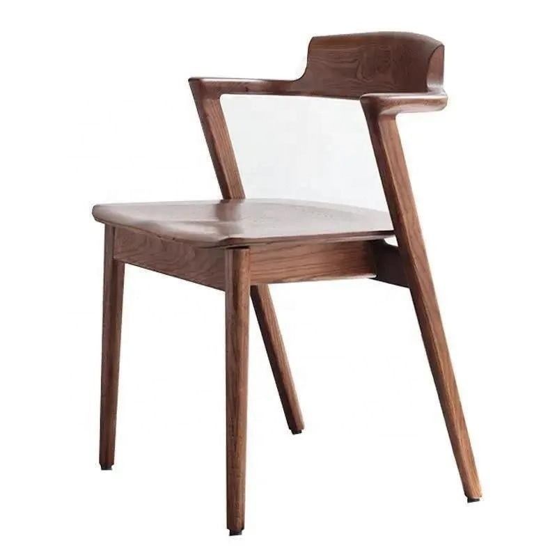 Nordic Leisure Holz Asche Holz Handgriffe Moderne Esszessel für allgemeine Möbel