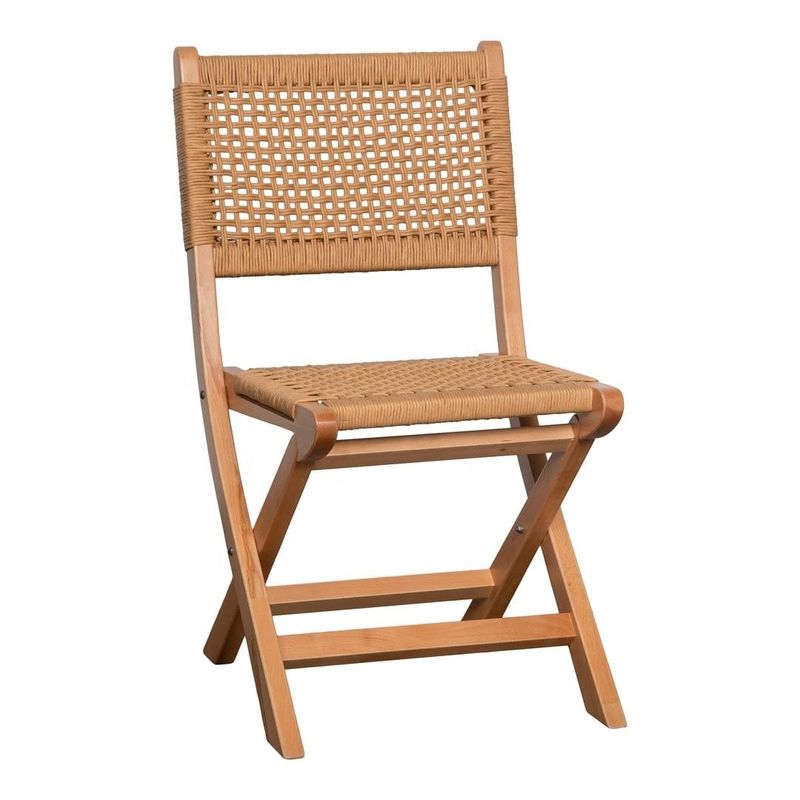 Hochzeits- und Veranstaltungsmöbel Hotelmöbel Massivholz Klappstuhl mit Nitrolacquer/PU-Farbe
