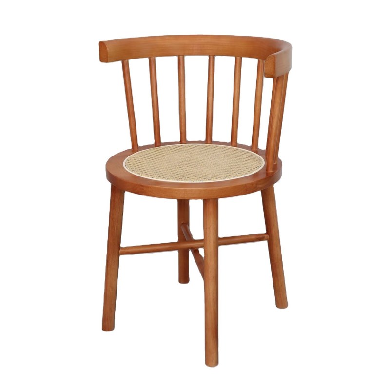 Maßgeschneiderte Farben Kundenentwürfe Akzeptabel Nordic Modern Rattan Stuhl Holzmöbel