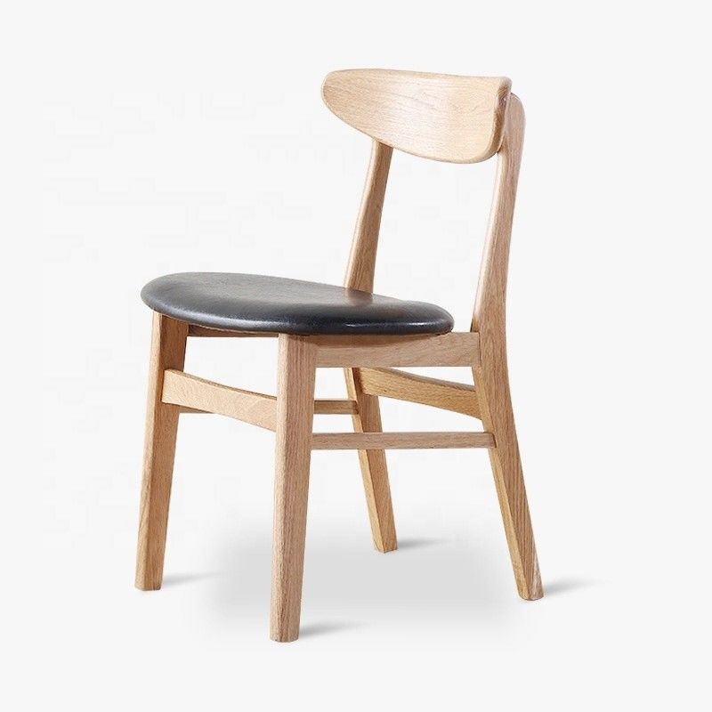 Pu-Leder aus Holz, Polster, Restaurantsessel im europäischen Stil für modernes und luxuriöses Design