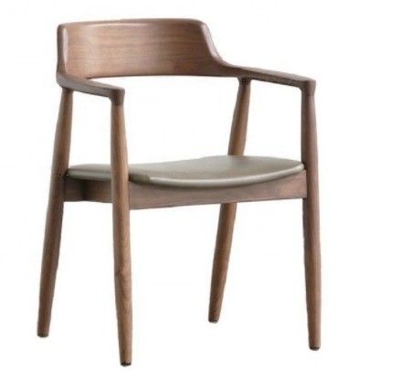 Esszimmermöbel Rücken Armlehne Holz Esszessel für Luxus modernen Stil