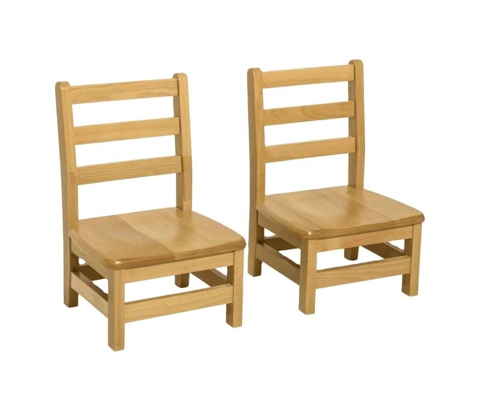 Garantie zwei Jahre Naturholz Farbe Kinder Schulstühle Moderne Kinder Stühle für Kinder Party und Kindergarten