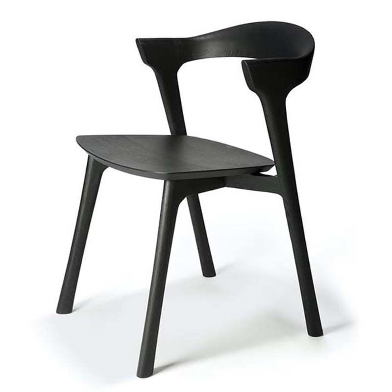 Komfortabler und eleganter Freizeitstuhl aus nordischem Holz für das Hotel Garden Coffee Shop 53cm*50cm*76cm