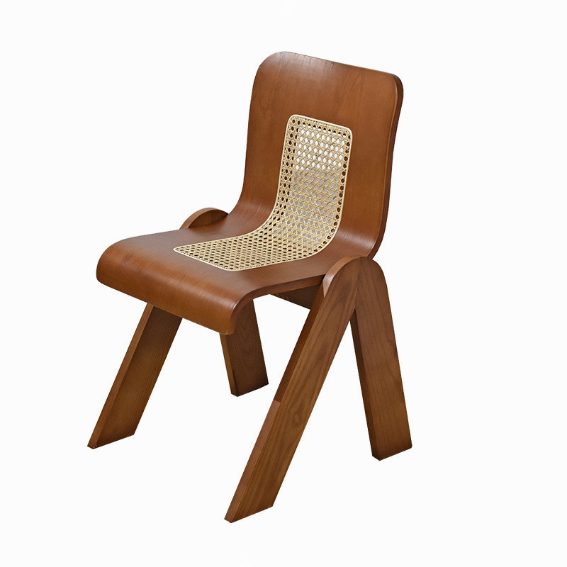 Solid Ash Holz Lounge Chair im klassischen modernen Stil mit Rattan und Walnuss im Freizeitstuhl Stil