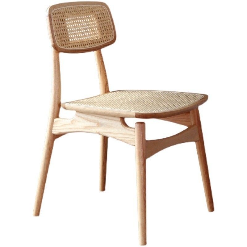 Esszimmermöbel Vintage Luxushotel Restaurant Natur Rattan Massivholz Esszessel für Veranstaltungen