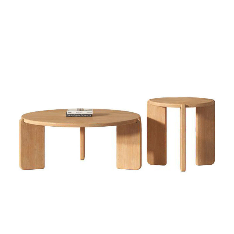 OEM-Service akzeptiert Anpassen moderner Massivholz Tisch Runder Set Ende Kaffeetisch Wohnzimmer Möbel Holz Nebentisch